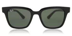 image of Ray-Ban Womens Classic Square Frame Sunglasses - Black