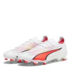 image of Puma Ultra Ultimates.1 Womens Firm Ground Football Boots - White