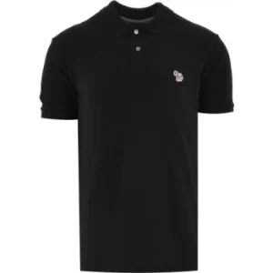 image of Paul Smith Black Regular Fit Short Sleeve Polo Shirt