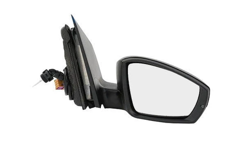 Image of JOHNS 95 27 38-1 Wing mirror Right, black, Convex Outside Mirror (50)