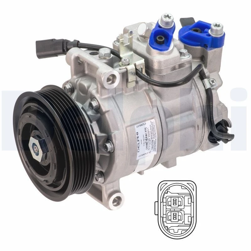Image of DELPHI Air conditioning compressor DELPHI CS20577