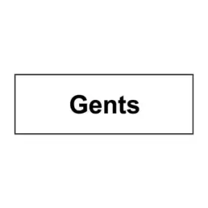 Image of Gents - RPVC (300 x 100mm)