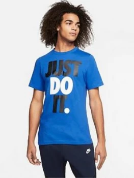 Image of Nike Sportswear Just Do It Tee - Blue