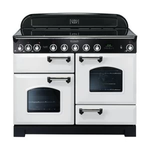 Image of Rangemaster 113110 CDL110EIWH-C Classic Deluxe 110cm Induction Range Cooker WHT - C