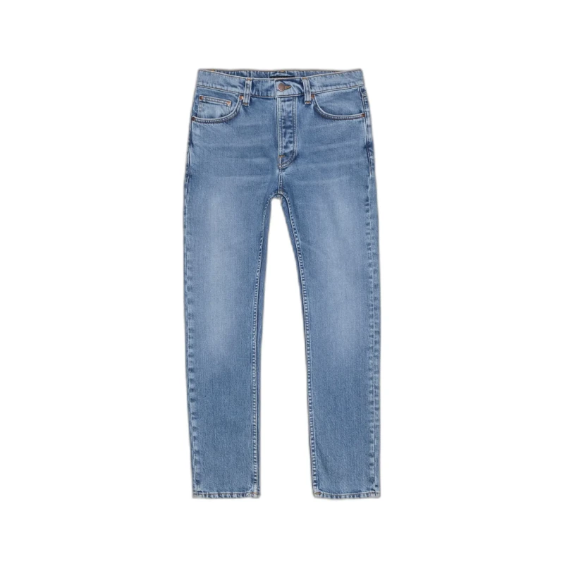 Image of Nudie Jeans Jeans Nudie Jeans Solid Ollie Worn Vintage Bleu Male 29x30