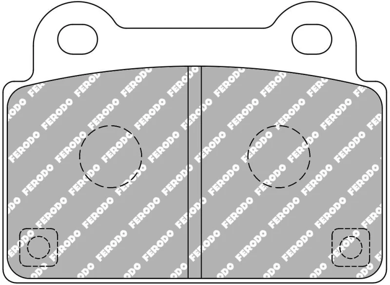 Image of Brake pad set FERODO RACING FCP4168H