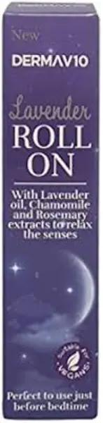 Image of Derma V10 Lavender Roll On Deodorant 10ml
