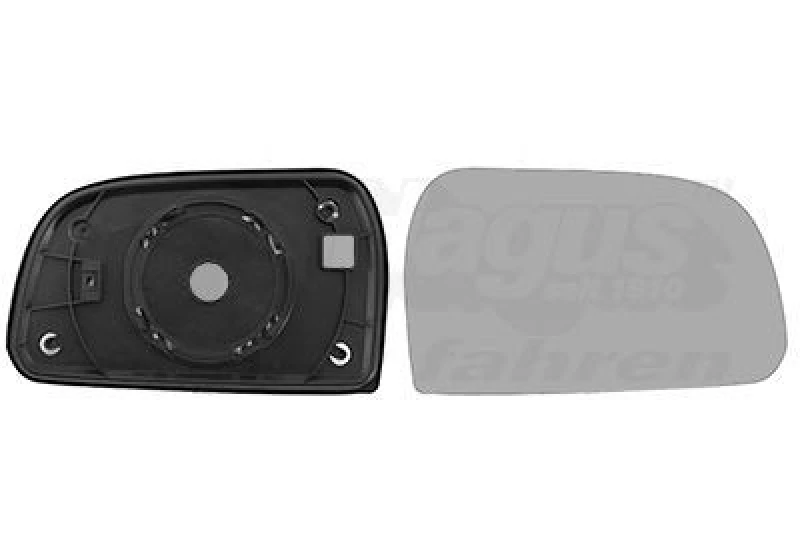 Image of VAN WEZEL Wing mirror glass VAN WEZEL 8267832