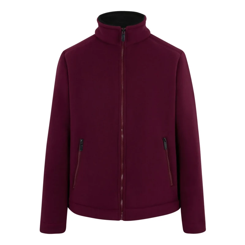 Image of Regatta Regatta Men 'Garrian II' Full Zip Fleece in Maroon Size: Small Maroon S Male 5063516103738