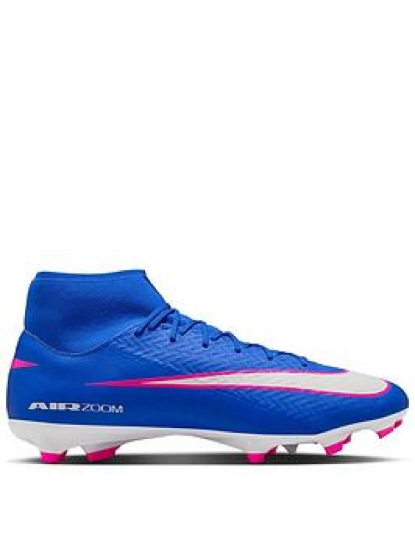 Image of Nike Zoom Mercurial Superfly 10 Academy Adults Firm Ground Football Boots - Blue Male 9