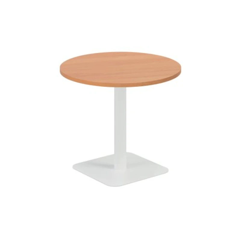 Image of Jemini Origin Round Coffee Table 800x725mm Beech/White KF800220
