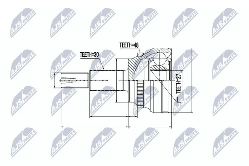 Image of NTY CV joint kit NTY NPZ-TY-089