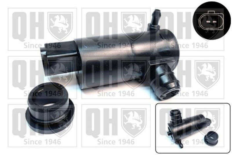 Image of QUINTON HAZELL Windscreen washer pump QUINTON HAZELL QWP092