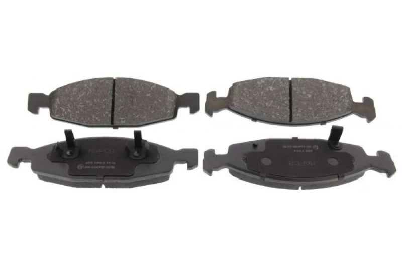 Image of MAPCO 6578 Brake pad set Front Axle, incl. wear warning contact, with anti-squeak plate Brake Pad Set,disc brake (402)