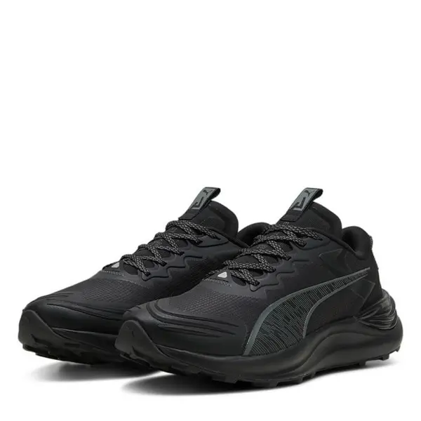 Image of Puma Electrify Nitro 3 Trail Mens Off-Road Running Shoes 7 (40.5) Black 21322003270