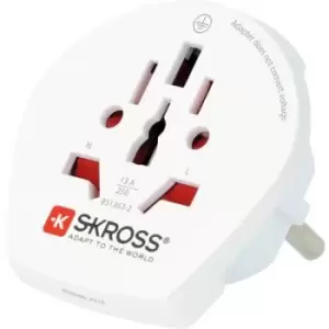 image of Skross 1.500211-E Travel adapter CA W to EU