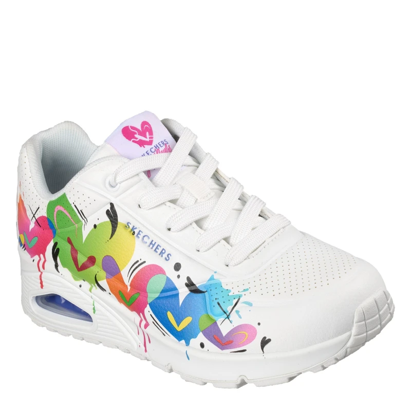 Image of Skechers Uno J Nylor Ld63 White/Multi female 4 (37)