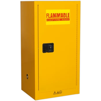 image of Sealey Flammables Storage Cabinet 585mm 460mm 1120mm