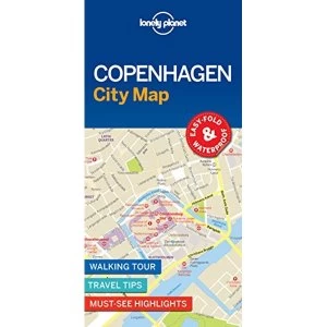 Image of Lonely Planet Copenhagen City Map Sheet map, folded 2018
