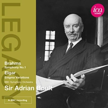 Image of Boult - Brahms: Symphony No. 1/Elgar: Enigma Variations CD