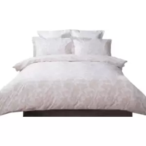 Image of Belledorm Rosie Duvet Cover Set (Double) (Pink) - Pink