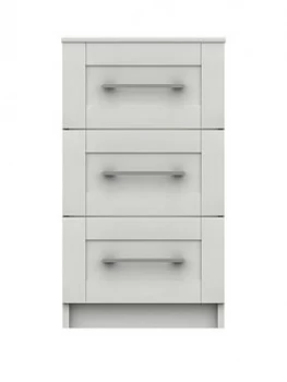 Image of Regal Ready Assembled 3 Drawer Bedside Chest