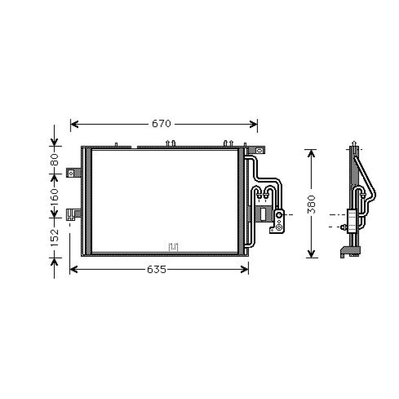 Image of Air conditioning condenser DIEDERICHS DCC1296