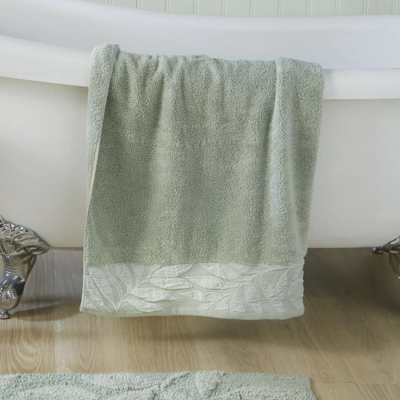 Image of Dreams & Drapes 'Lacie' 100% Cotton Towel Pale Green