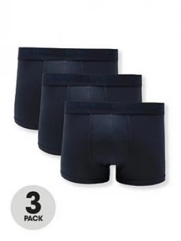 Image of Ted Baker 3 Pack Trunks - Navy, Size L, Men