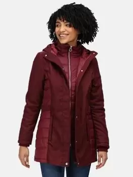 image of Regatta Kennedie Jacket - Red, Size 12, Women