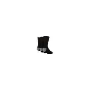 image of Heavy Duty Black Boot Socks Size 12-14 (Pack of 3 Pairs)