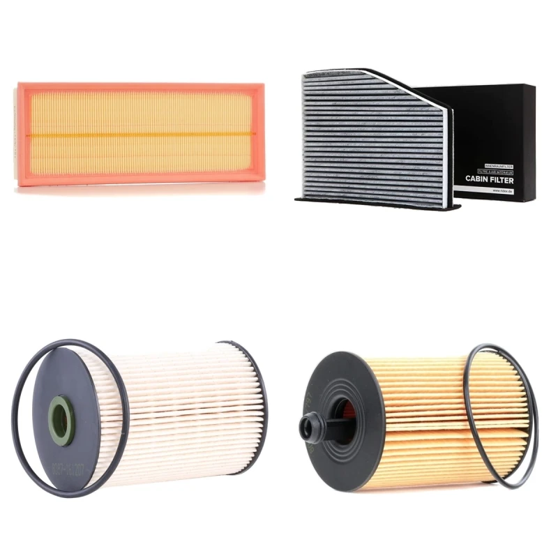 Image of RIDEX 4055F11207 Filter Set with gaskets/seals Filter Set (4055)
