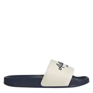 adidas Adilette Shower Slides Unisex - Wonder White / Shadow Navy / S