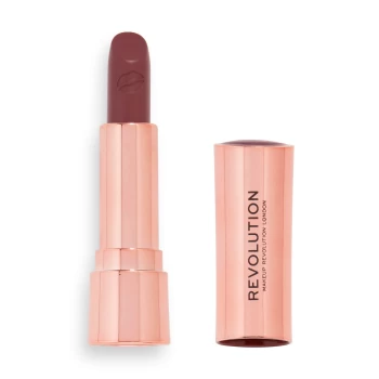 Image of Revolution Beauty Satin Kiss Lipstick 3.5g (Various Shades) - Winery