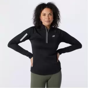 Image of New Balance Impact Heat Zip Top Ladies - Black