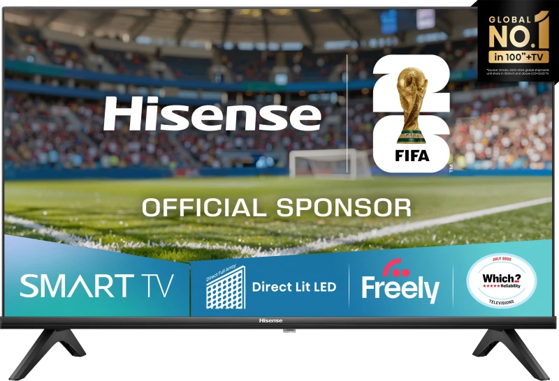 Image of Hisense 40" 40A4QTUK Smart Full HD LED TV