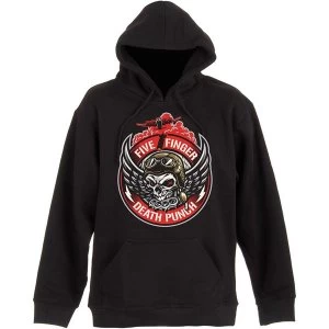 Image of Five Finger Death Punch - Bomber Patch Unisex Large Pullover Hoodie - Black