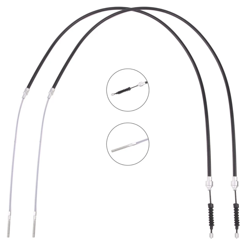 Image of RIDEX 124C1150 Brake Cable Rear, 1641/1132+1641/1132mm Cable,parking brake (124)