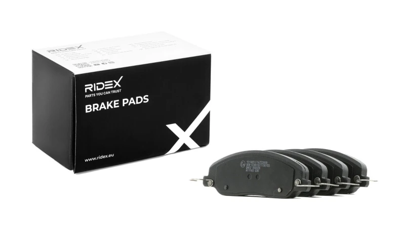 Image of Brake pad set RIDEX 402B1363