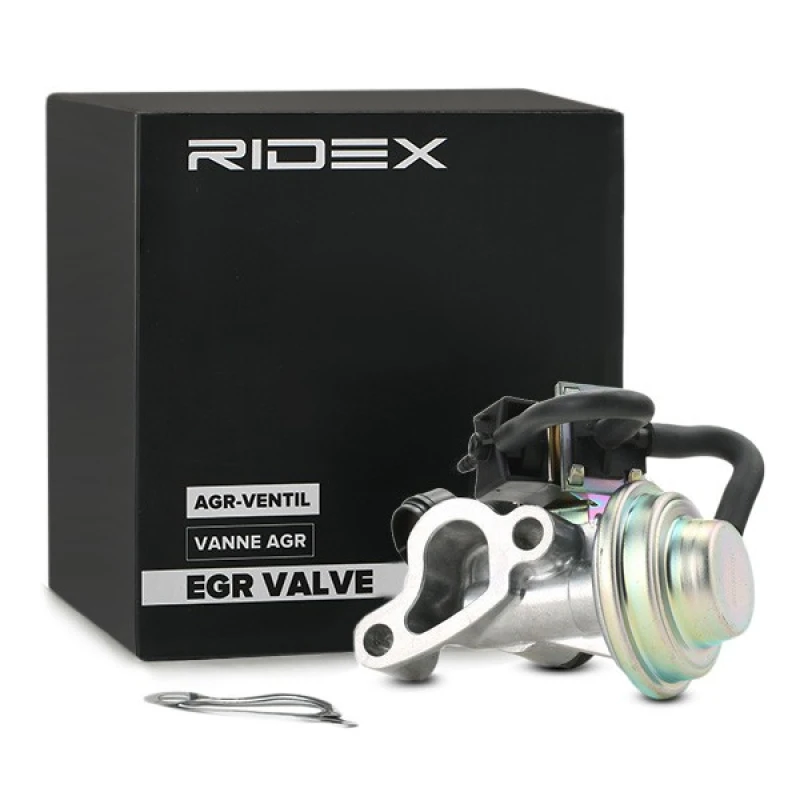 Image of RIDEX 1145E0098 EGR valve Diaphragm Valve, pneumatic, with gasket/seal EGR Valve (1145)