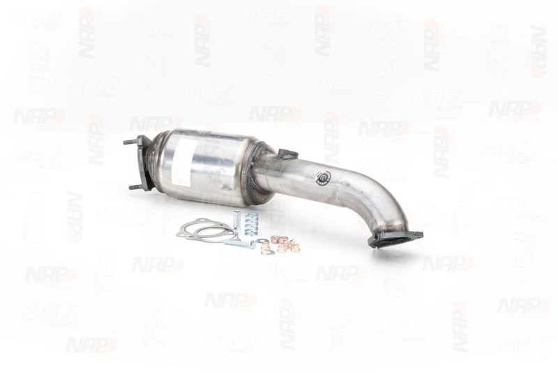 Image of NAP carparts CAK11514 Catalytic Converter with fastening/mounting material Catalyst Converter (429)