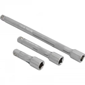 image of BlueSpot 3 Piece 1/2" Drive Socket Extension Bar Set 1/2"