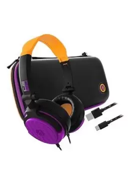 Image of Stealth Premium Travel Kit For Nintendo Switch & Switch Lite - Orange/Purple