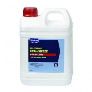 image of Wickes Anti-freeze and Summer Coolant 2 Litre