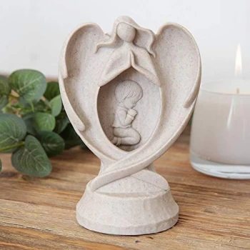 image of Faith & Hope Guardian Angel Night Light - Boy