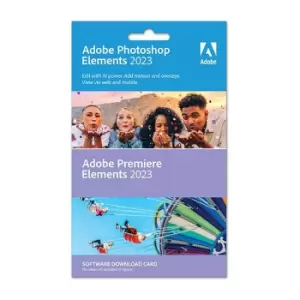 image of ADOBE Photoshop Elements 2023 and Premiere Elements 2023