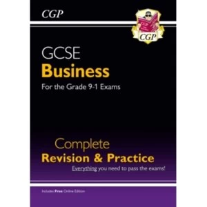 Image of New GCSE Business Complete Revision and Practice - For the Grade 9-1 Course (with Online Edition) by CGP Books (Paperback,...