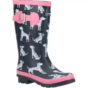 image of Cotswold Girls Spot Waterproof Wellington Boots UK 11 (EU 30)