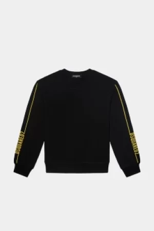 Image of DSQUARED2 Kids Sweatshirt Black Size 10 100% Cotton