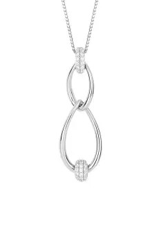 Image of Doughnut Twist Pendant with CZ